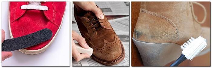 Как правильно чистить обувь из нубука
