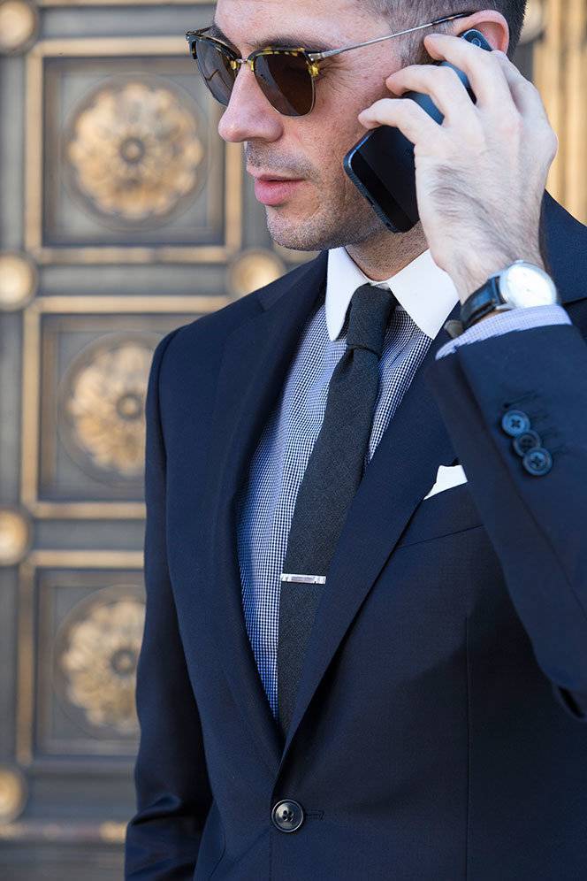 Зажим для галстука: как правильно носить, какие бывают