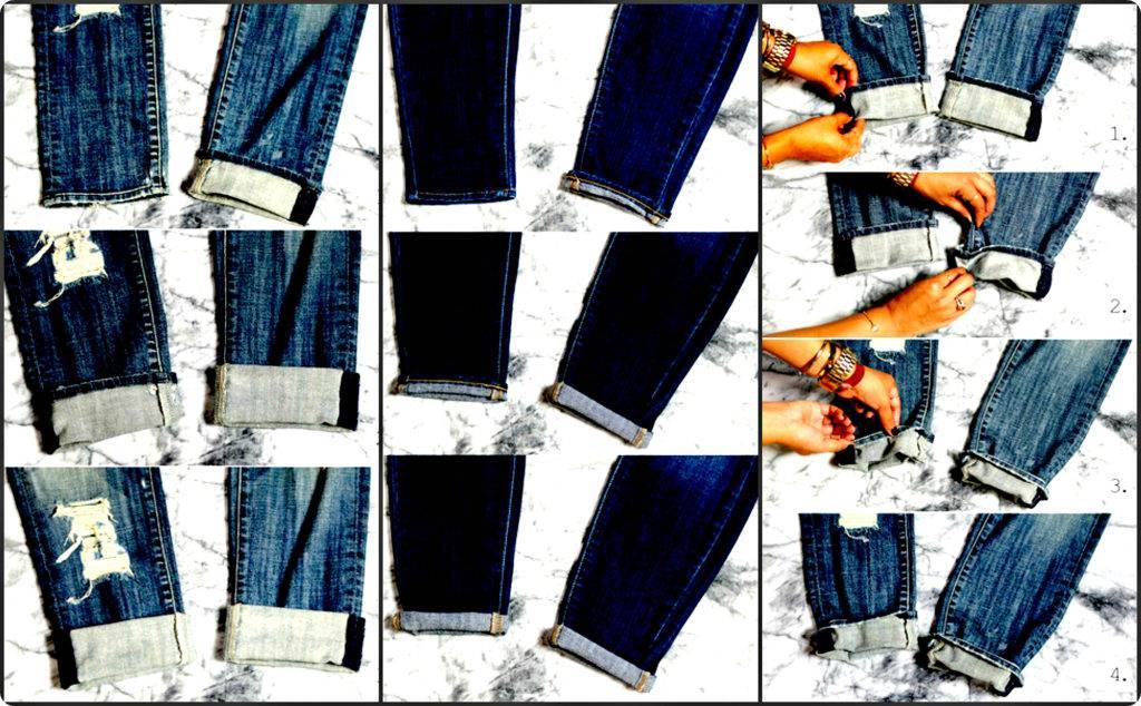 Подвороты, как сделать подвороты на джинсах мужчине, как правильно подвернуть джинсы парню