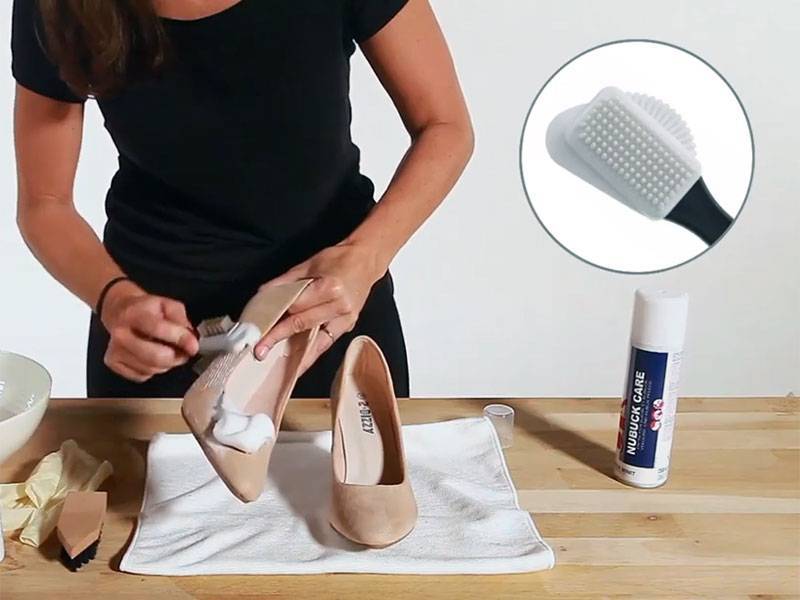 Как почистить нубуковую обувь в домашних условиях, как чистить обувь, щетка для ботинок из нубука
