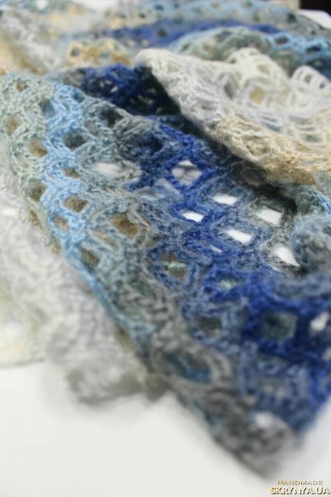 Ажурный шарф спицами: схемы и описание вязания стильных женских изделий