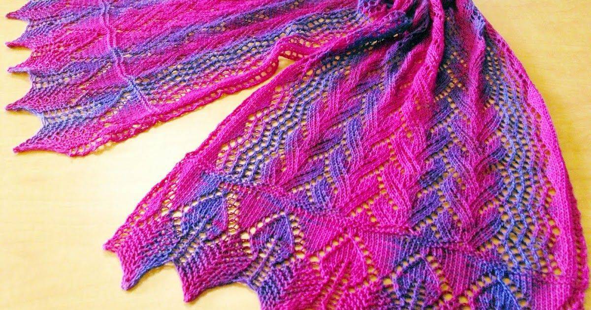 Связать ажурный шарф крючком и спицами - схемы вязания шарфа для начинающих