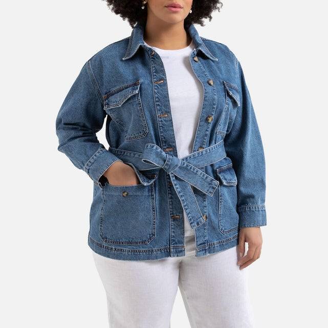 Женские джинсовые куртки больших размеров: фасоны и производители