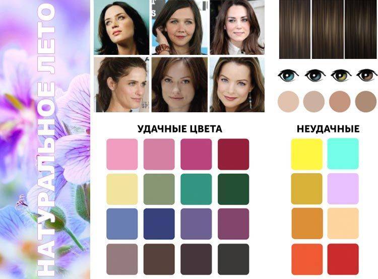 Правила макияжа для цветотипа лето с фотографиями звезд