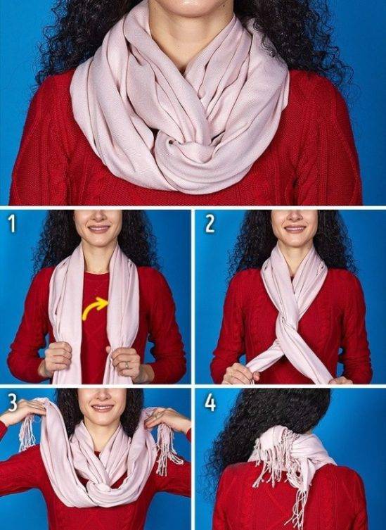 Как красиво и необычно завязать шарф на шее?