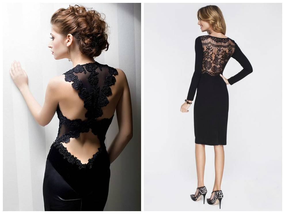 Черное платье - фото коротких и длинных классических моделей