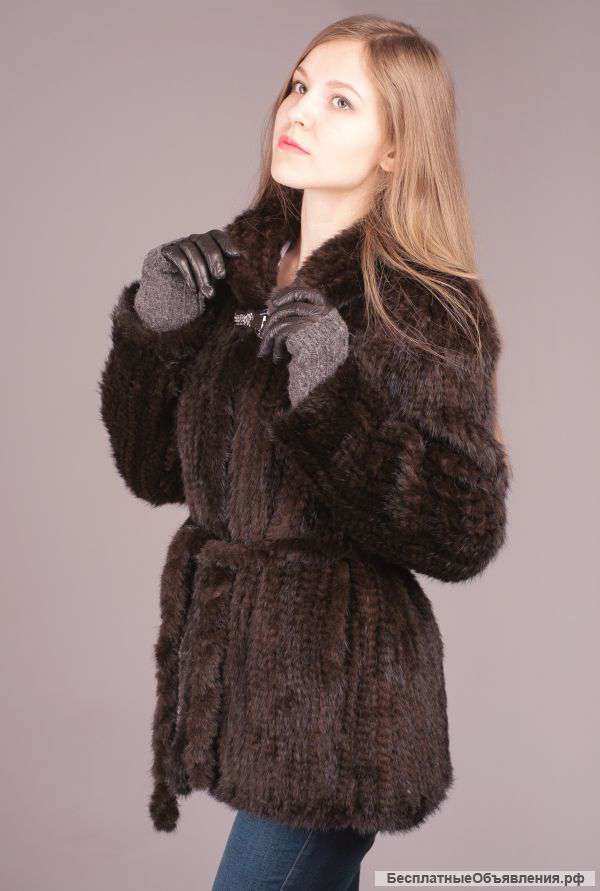 Красивое меховое пальто на трикотажной основе из меха (фото, как выбрать)