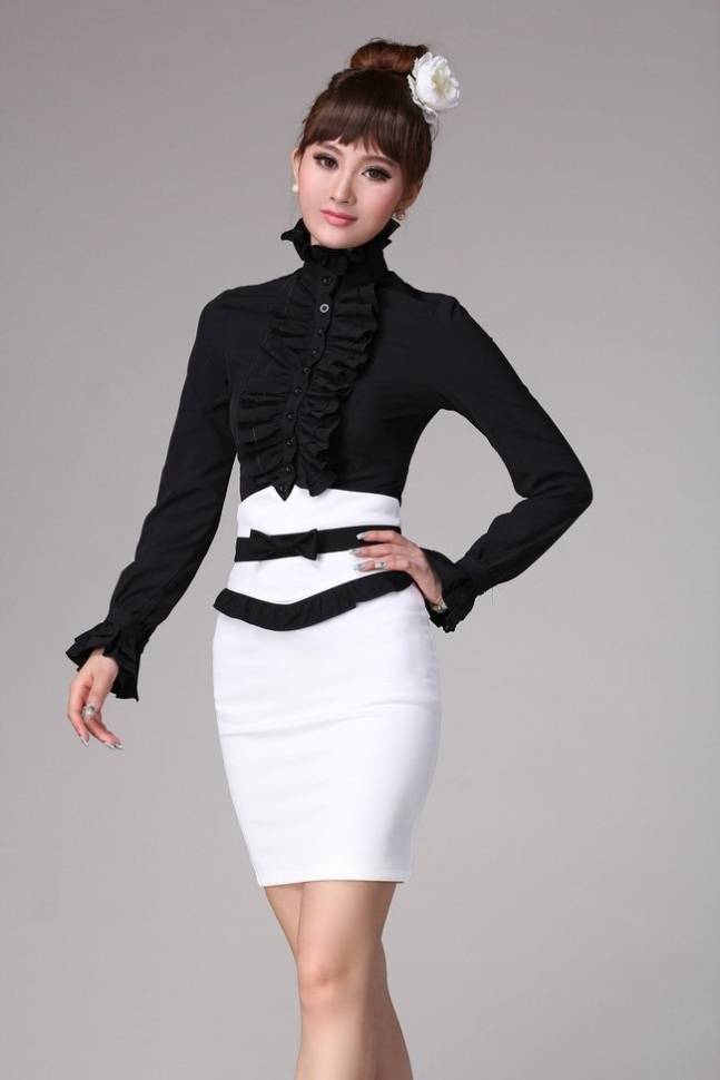 Черно-белое платье 2019 - 120 модных фото | портал для женщин womanchoice.net