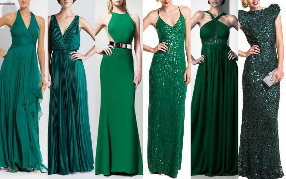 Преображаемся в зеленый. самые красивые зеленые платья