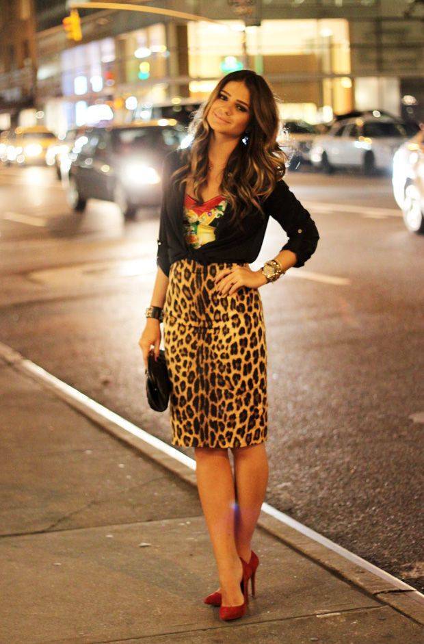 Как носить леопардовый принт женщинам с формами: 10 удачных примеров