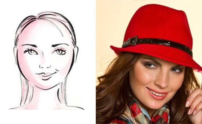 Шляпа к круглому лицу: советы, как подобрать шляпу по форме и цветотипу лица