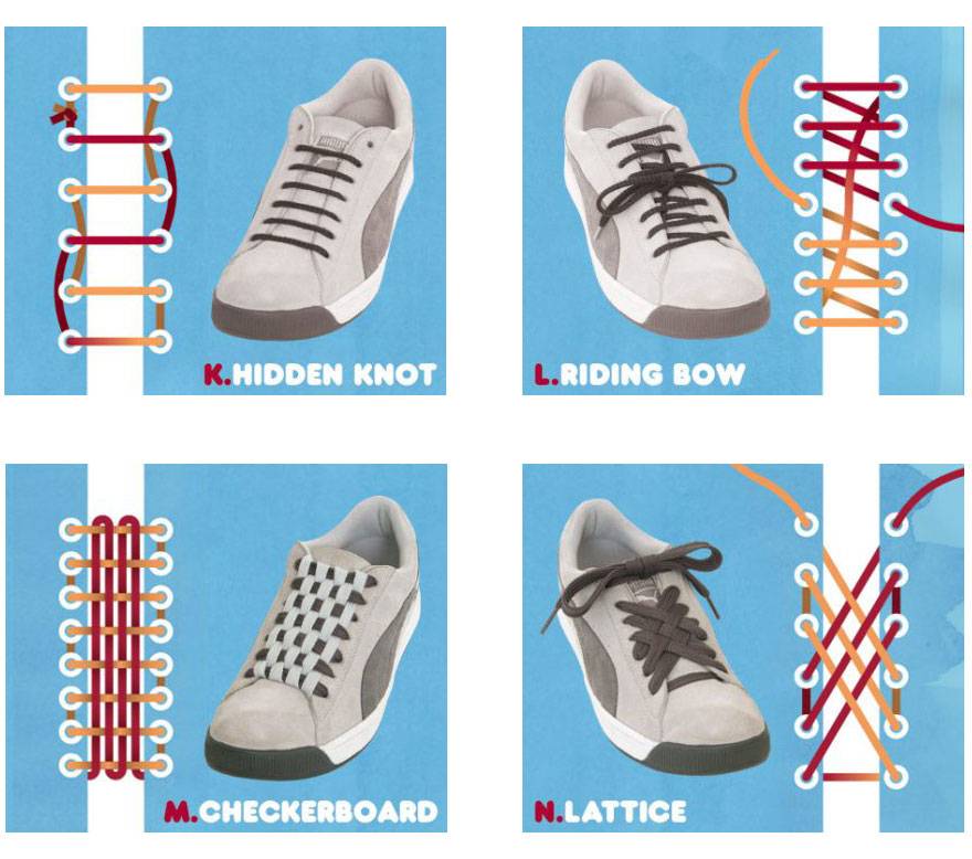 ⭐️ как зашнуровать кроссовки: популярные способы ???? | vovme