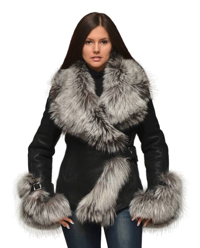 Женские куртки с мехом чернобурки: модные тренды