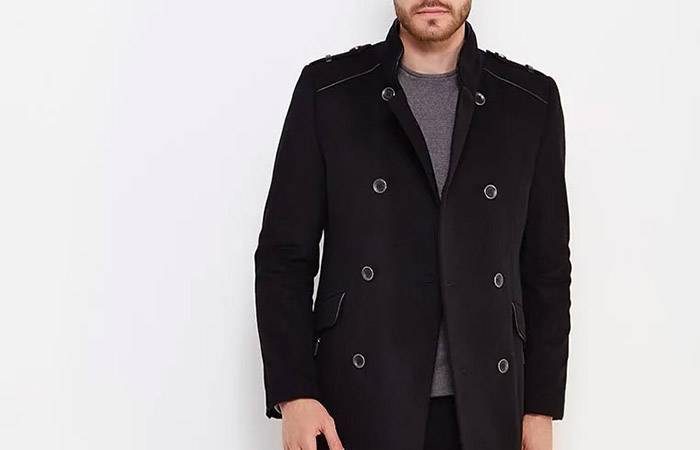 Черное мужское пальто с чем носить в 2021-2022: длинное и короткое