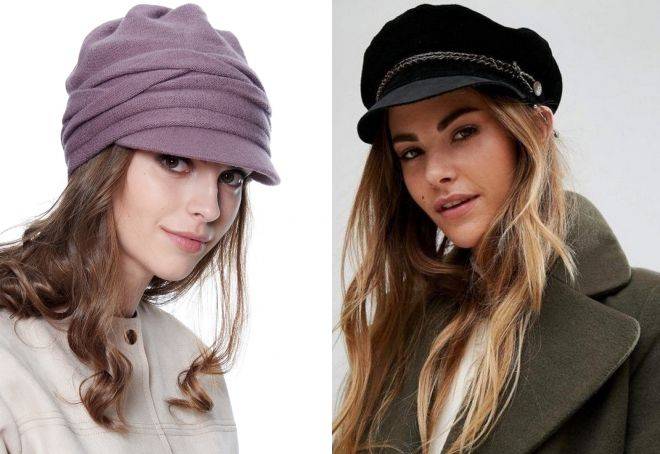 Осенние и зимние женские кепки 2021
