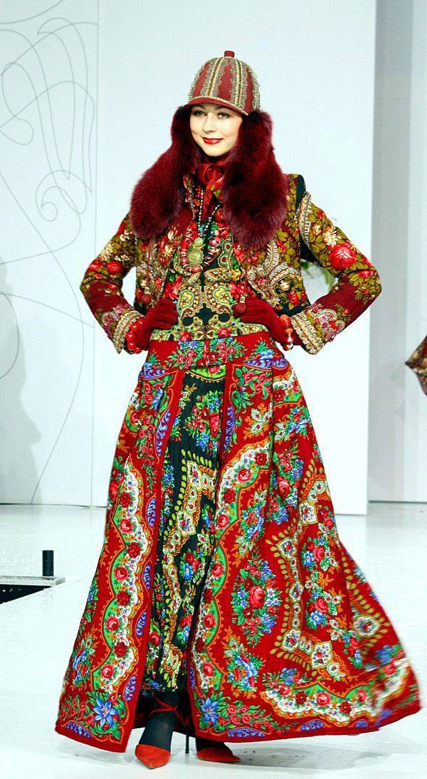 Одежда в русском стиле и её ключевые особенности