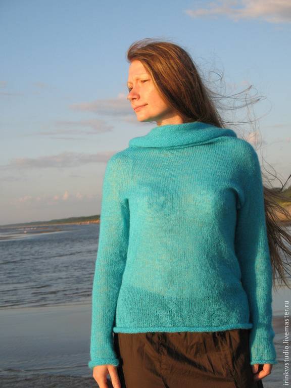Кофты-пуловеры: из разноцветных ниток, из мохера, трикотажный