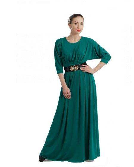Зелёные платья 2019-2020: фото модных фасонов - длинные в пол, вечерние, на выпускной, короткие, свадебные - с чем сочетать?