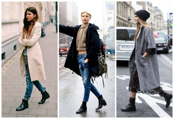 Пальто с кроссовками: модные образы осени 2021-2022