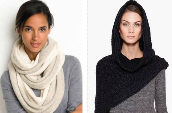 Как правильно носить шарф-хомут: советы с фото и видео