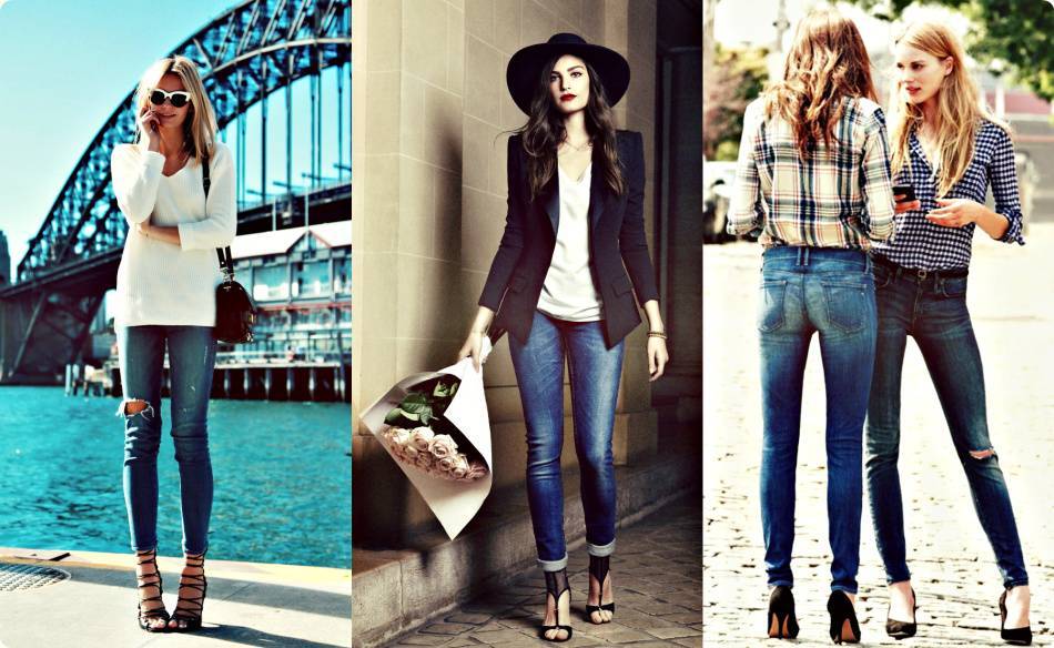 C чем носить широкие джинсы: с завышенной талией, трубы, клеш, прямые, фото, 2022