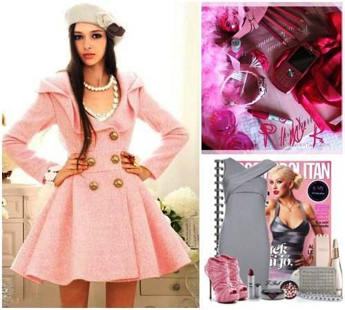 С чем носить розовое пальто 2021 фото модные направления