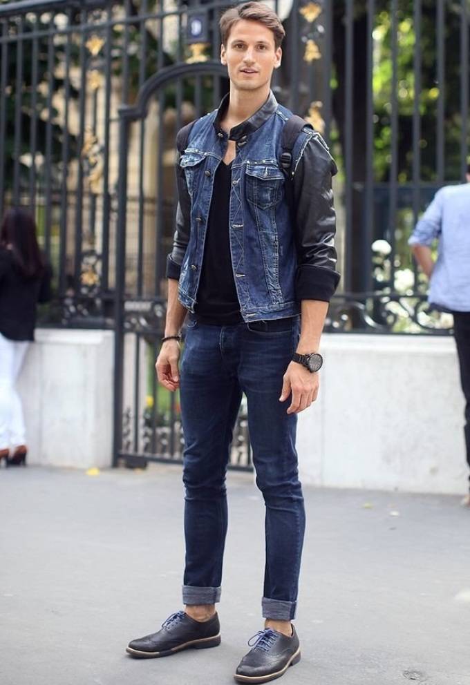 Как мужчинам носить высокие ботинки с джинсами: идеи модных осенних луков art-textil.ru