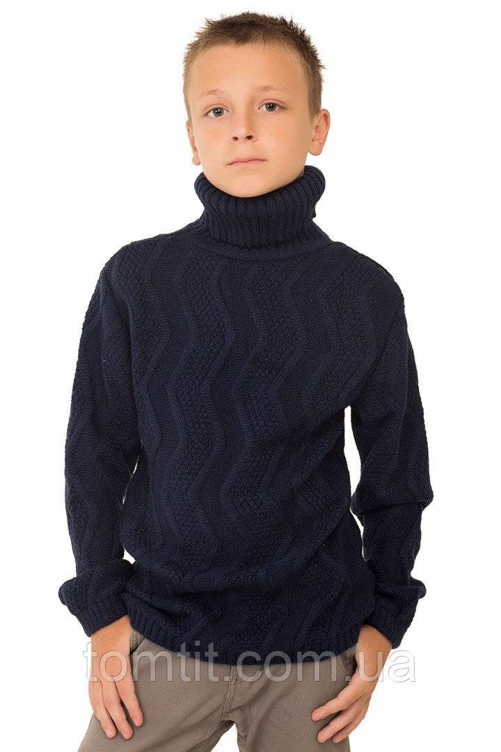 Теплый детский свитер на зиму