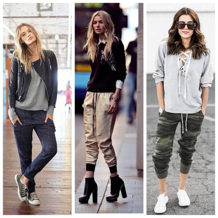 С чем носить женские штаны джоггеры — фото стильных сочетаний