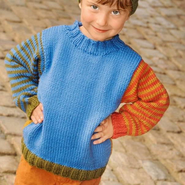 Красивые пуловеры для мальчиков и девочек