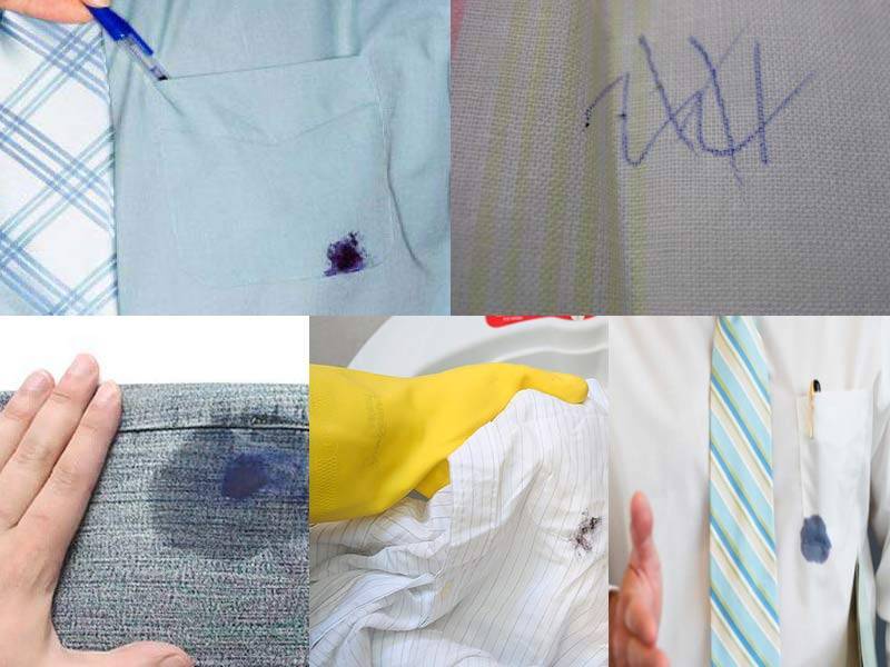 Как вывести пятна от маркера с белой и цветной одежды в домашних условиях