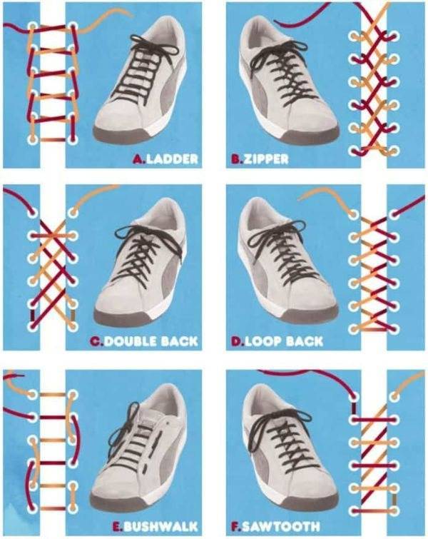 Как правильно завязывать шнурки: топ 10 способов классической и оригинальной шнуровки - все курсы онлайн