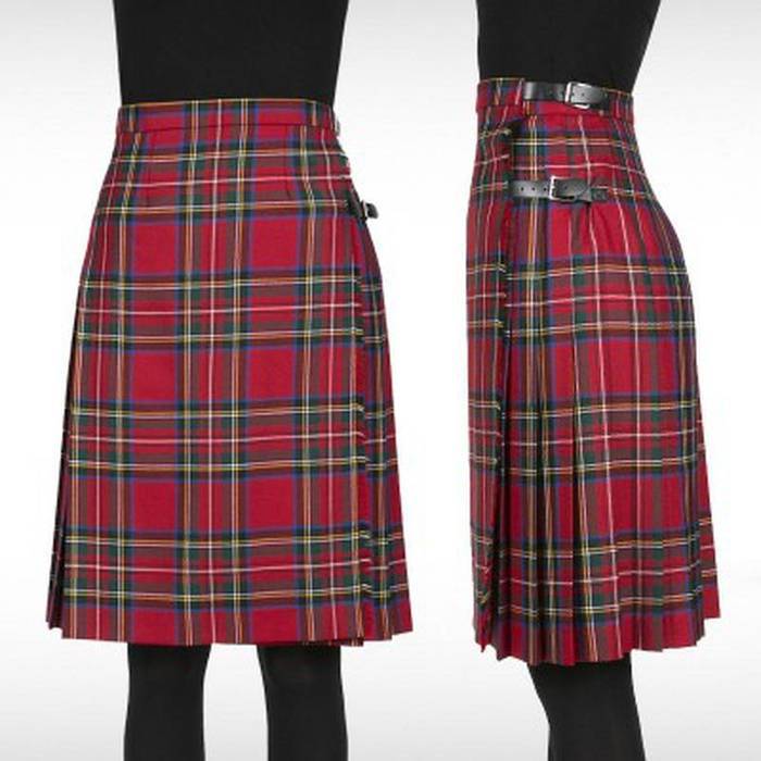 Юбка шотландка или клетчатая юбка (68 фото): история происхождения, особенности и модные модели