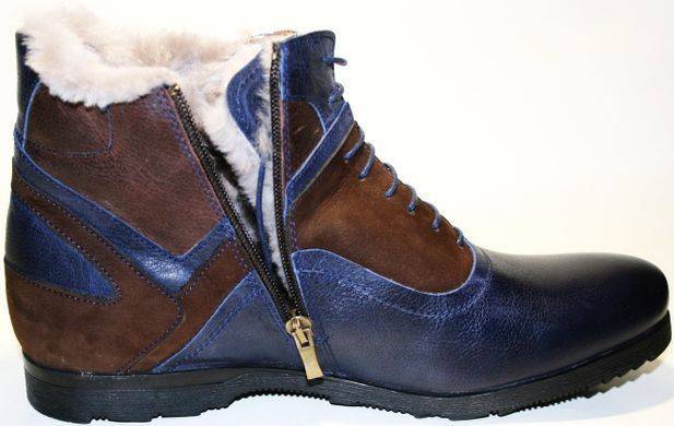 Зимние кожаные мужские ботинки: с мехом, классические, непромокаемые, на овчине и на липучках, mida и неогард