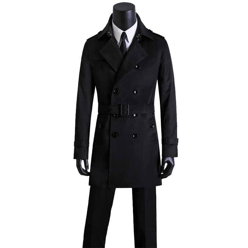 Мужское черное пальто (76 фото): длинное или короткое, классическое, двубортное, с чем носить