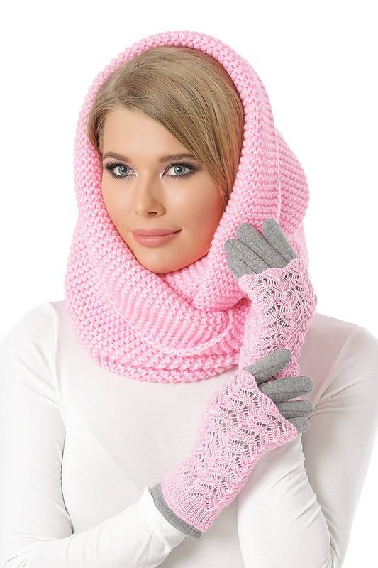 Женские вязаные шарфы