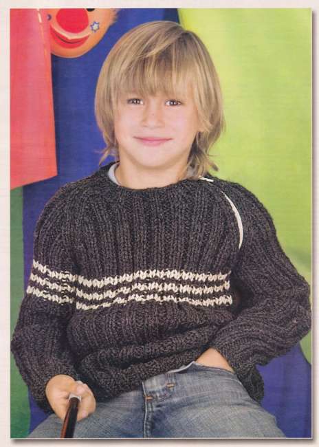 Детский бесшовный свитер. мк. - вязание - страна мам