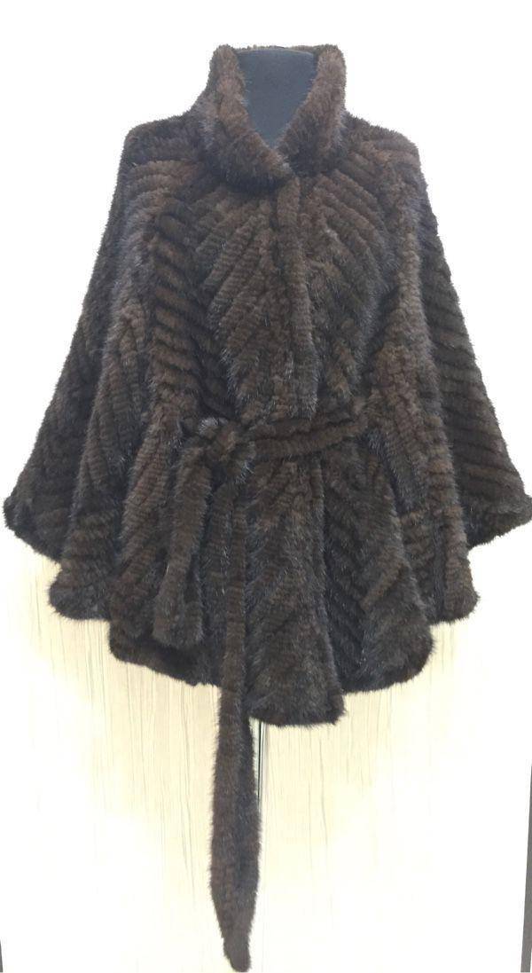Красивое меховое пальто на трикотажной основе из меха (фото, как выбрать)