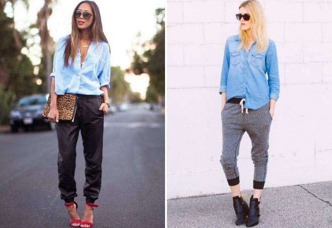 Женские брюки-джоггеры: с чем носить и как выбрать