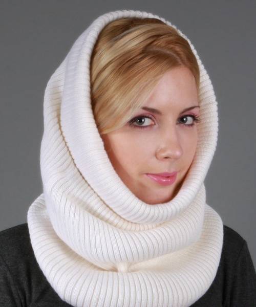 Как связать шарф хомут спицами: становимся настоящими мастерицами
