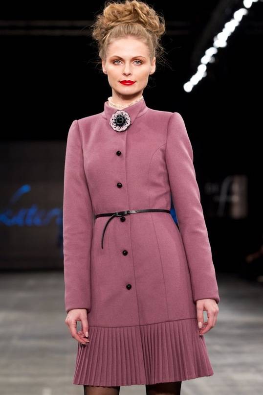 Пальто-платье (40 фото) — от екатерины смолиной, с чем носить