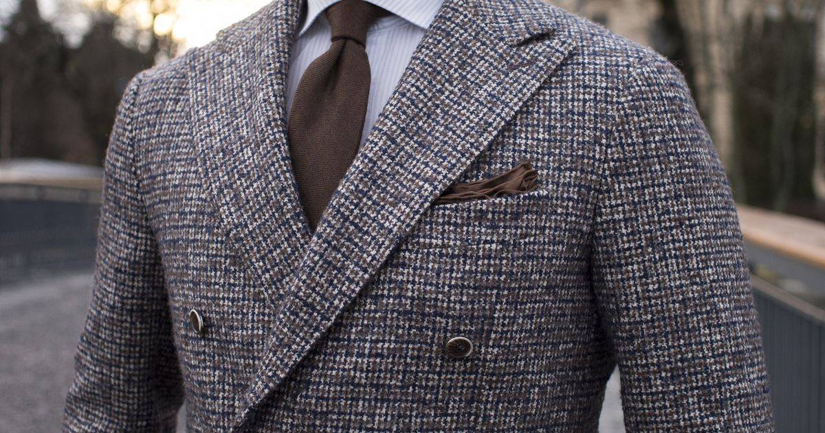 Мужской твидовый пиджак: как выбрать, с чем носить