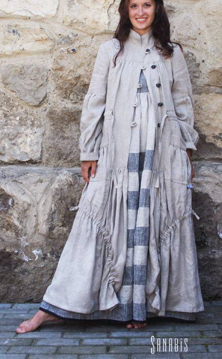 Модное пальто в стиле бохо: фото фасонов и декора