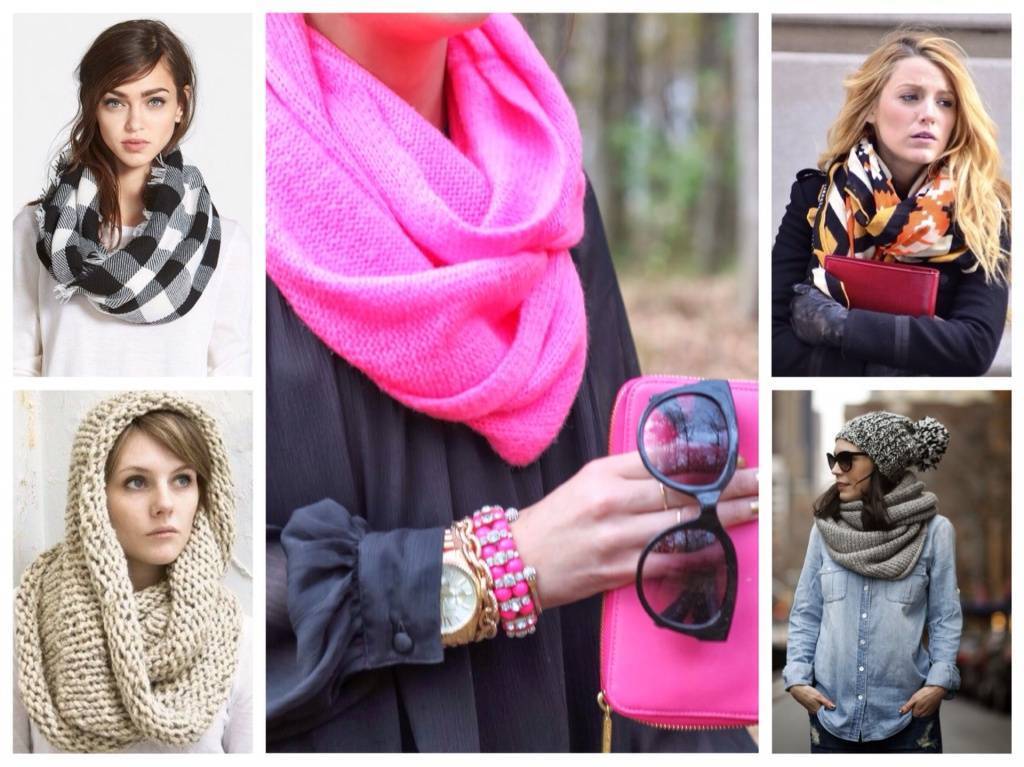 Как носить шарф-снуд: что это такое, разные способы, капор на голову, фото