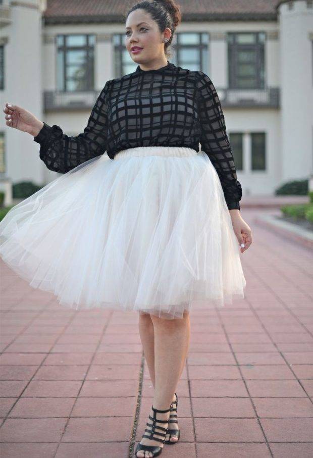 Модные образы с юбкой-пачкой из фатина для девочек и женщин • lelady.ru