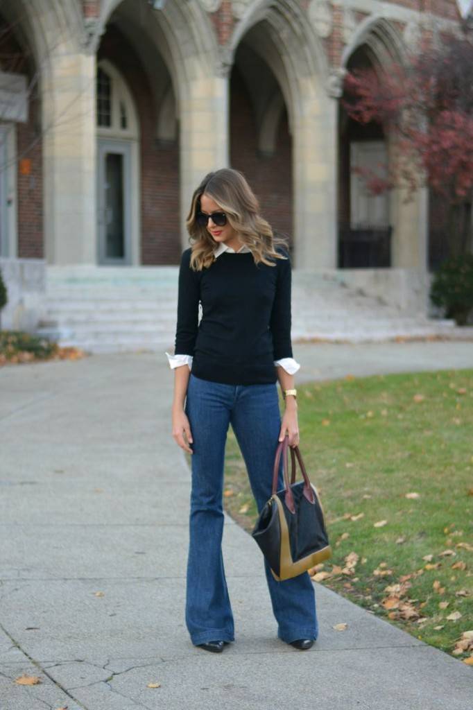 Женские черные джинсы: 41 стильных образа, с чем носить в 2021