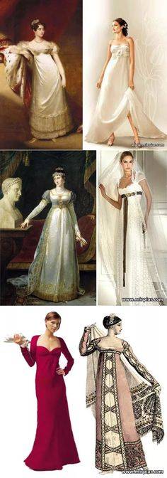 Платья в стиле ампир (43 фото): свадебные, вечерние или на выпускной