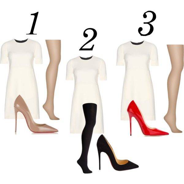 Как подобрать обувь к цвету платья?