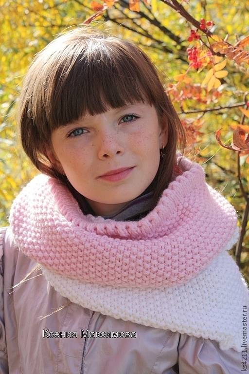 Как связать красивый детский шарф снуд спицами для девочки и мальчика? шапка и снуд для девочки и мальчика спицами: схема с описанием, узоры, размеры