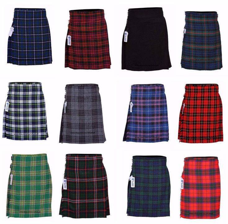 Шотландская юбка в гардеробе модниц